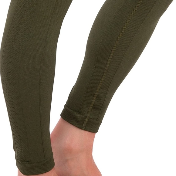 Thick Olive Tummy Control Leggings - Picture 6 of 6